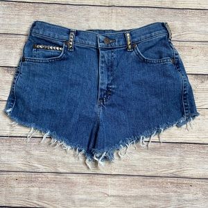 Customized Distressed Jean Shorts